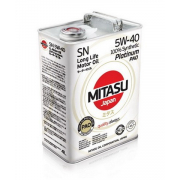 Купить MITASU MJ1124 PLATINUM PAO 5W-40 SN/CF