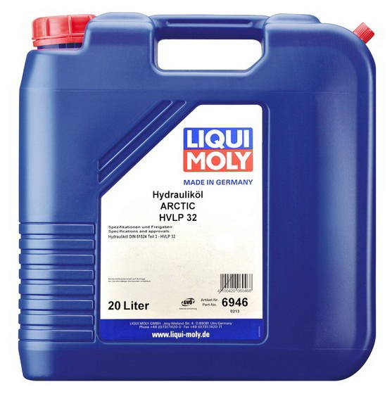 Купить запчасть LIQUI MOLY - 6946 LIQUI MOLY Hydraulikoil Arctic HVLP 32