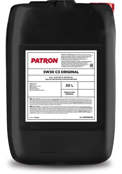 Купить запчасть PATRON - 5W30C320LORIGINAL ORIGINAL 5W-30 C3