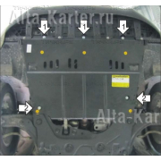 Купить MOTODOR - 01724 Защита для картера, КПП Renault Latitude 2010-2023