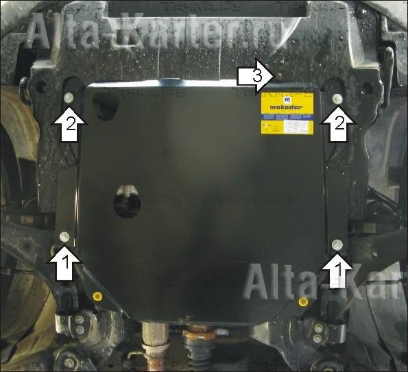 Купить запчасть MOTODOR - 03014 Защита для картера, КПП Opel Antara 2006-2011