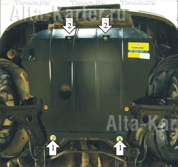 Купить запчасть MOTODOR - 02701 Защита для картера, КПП Volkswagen Golf II, III 1986-1997