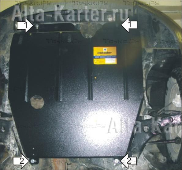 Купить запчасть MOTODOR - 01309 Защита для картера, КПП Mitsubishi Outlander I 2003-2007
