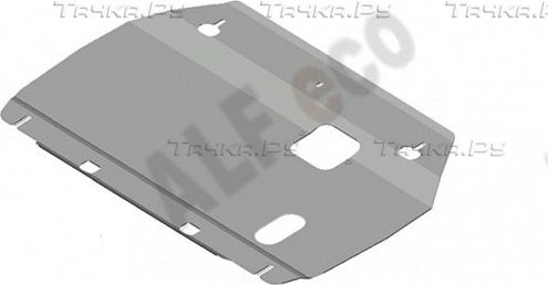 Купить запчасть ALFECO - ALF5608AL4 Защита алюминиевая (4мм) для картера и КПП Jac J7 2020-2023