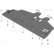 Купить MOTODOR 12724 Защита для РК Volkswagen Amarok I рестайлинг 2016-2023