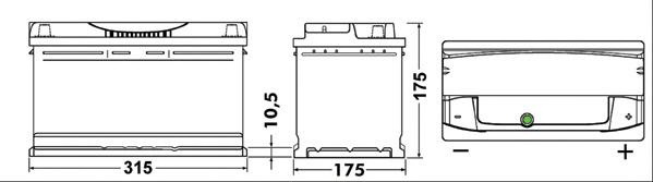 Купить запчасть EXIDE - EA852 Аккумулятор