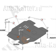 Купить ALFECO - ALF0207AL Защита алюминиевая для картера и КПП Chery CrossEastar B14 2007-2014