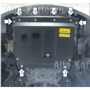 Купить MOTODOR - 00933 Защита для картера и КПП Hyundai Solaris седан 2011-2017