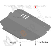 Купить ALFECO ALF3031 Защита для картера и КПП Audi A3 8P 2011-2012