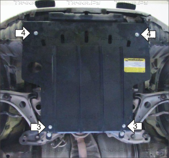 Купить запчасть MOTODOR - 02522 Защита для картера, КПП Toyota Succeed 2002-2014