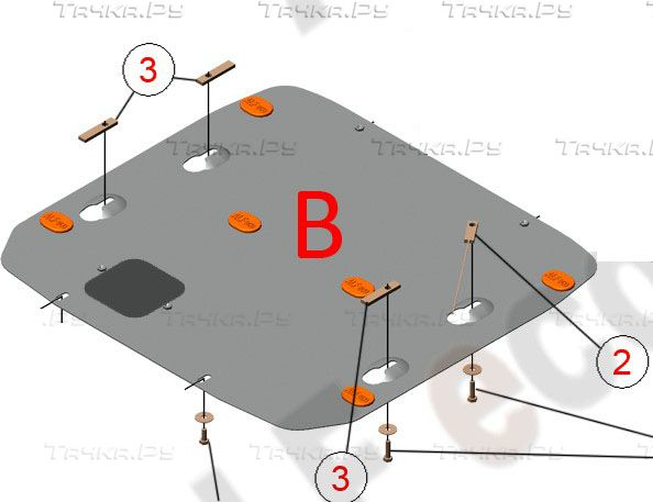 Купить запчасть ALFECO - ALF3426AL Защита алюминиевая для картера BMW BMW X4 G02 2018-2023