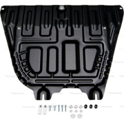 Купить АвтоБРОНЯ 111023701 Защита для картера и КПП Kia Rio IV (вкл. X-Line) 2017-2023