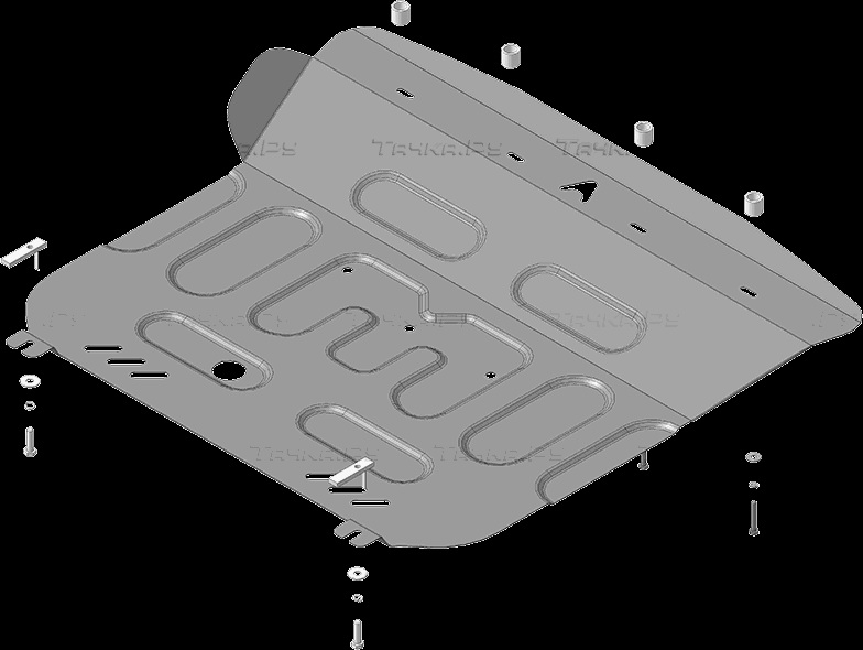 Купить запчасть MOTODOR - 53903 Защита для картера, КПП FAW Bestune T99 2022-2023