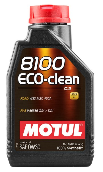 Купить запчасть MOTUL - 0W308100ECOCLEAN1L 8100 ECO-CLEAN 0W-30