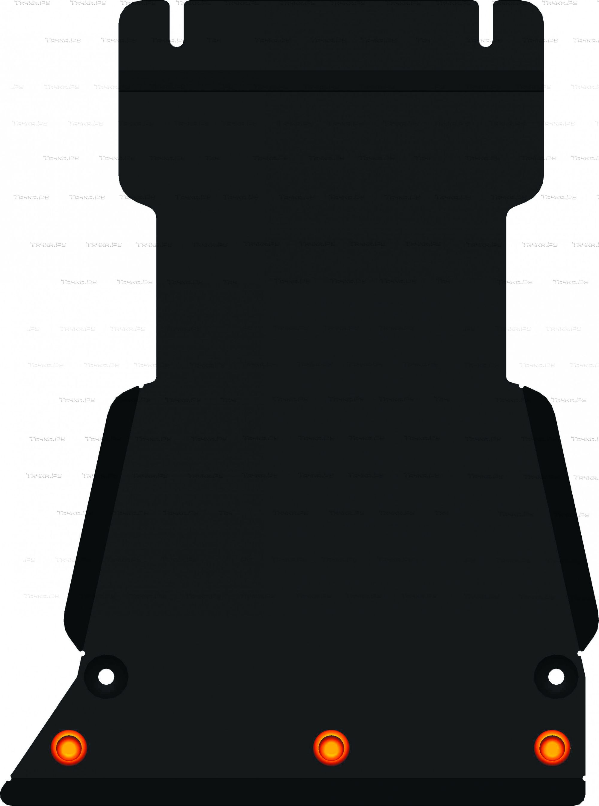 Купить запчасть ALFECO - ALF5003 Защита для КПП Porsche Cayenne S II рестайлинг 2014-2017