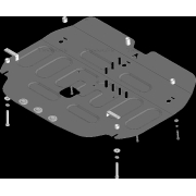 Купить MOTODOR 57207 Защита усиленная для двигателя и КПП Changan Eado Plus 2020-2023