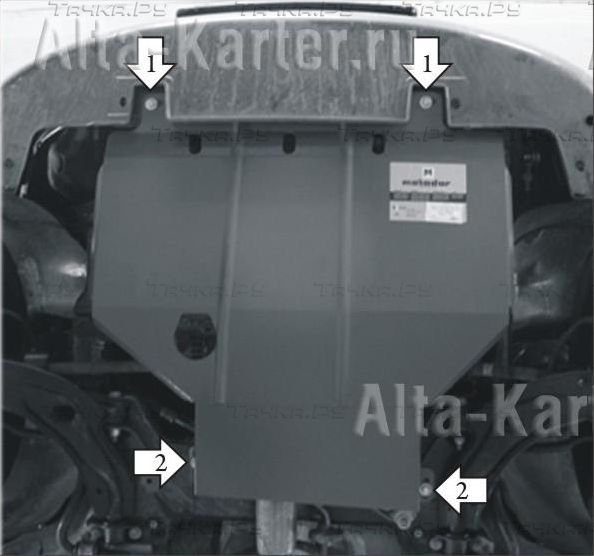 Купить запчасть MOTODOR - 00611 Защита для картера, КПП Fiat Albea 2003-2011