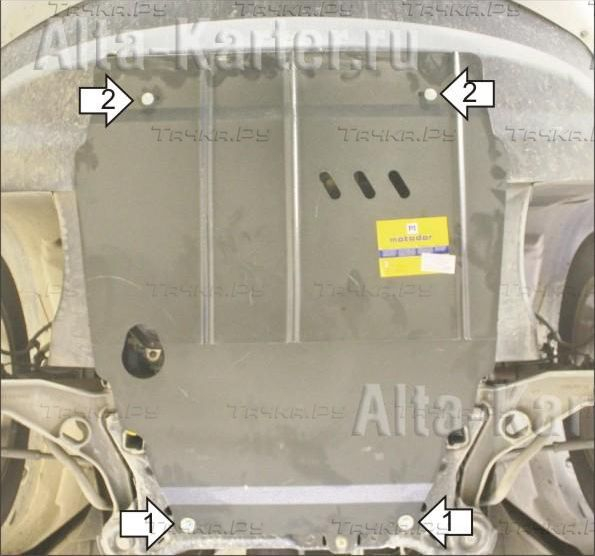 Купить запчасть MOTODOR - 00303 Защита для картера и КПП Dodge Avenger II кабриолет, седан АКПП 2007-2014