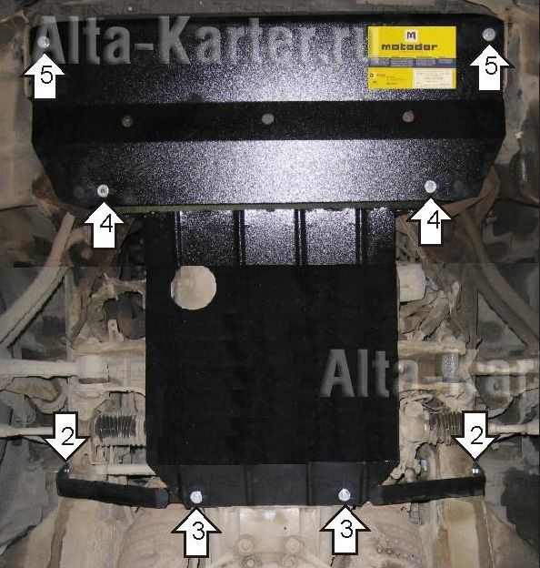 Купить запчасть MOTODOR - 05003 Защита для картера, КПП Lexus LS 400 1997-2000
