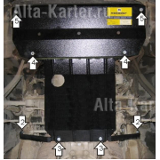 Купить MOTODOR - 05003 Защита для картера, КПП Lexus LS 400 1997-2000