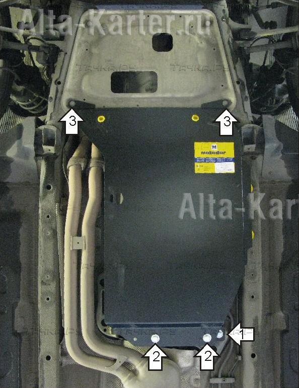 Купить запчасть MOTODOR - 10202 Защита для АКПП BMW Х3 E83 рестайлинг 2004-2010