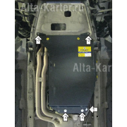Купить MOTODOR - 10202 Защита для АКПП BMW Х3 E83 рестайлинг 2004-2010