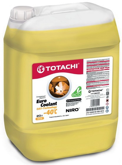 Купить запчасть TOTACHI - 4562374692114 TOTACHI NIRO EURO COOLANT OAT TECHNOLOGY -40 C