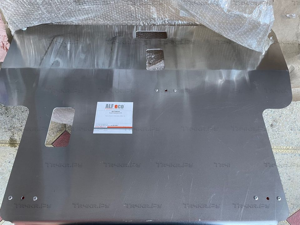 Купить запчасть ALFECO - ALF2418AL Защита алюминиевая для картера и КПП Toyota Avensis T250 (V - 2.0, 2.4) 2003-2009