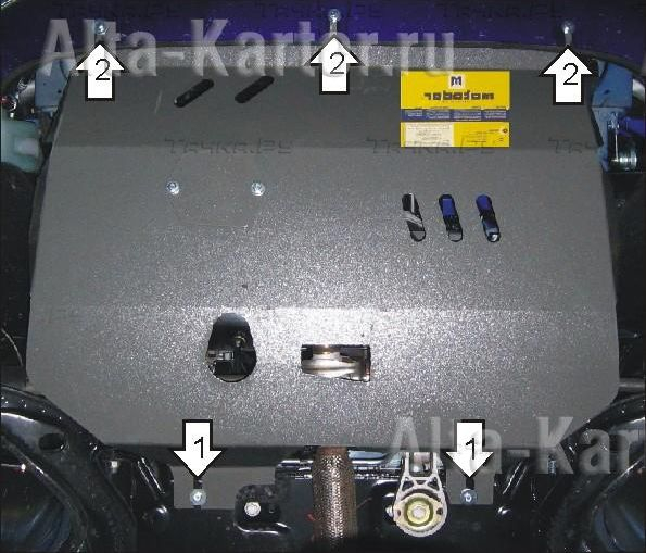 Купить запчасть MOTODOR - 00613 Защита для картера, КПП Fiat Doblo, Doblo Panorama 2005-2015