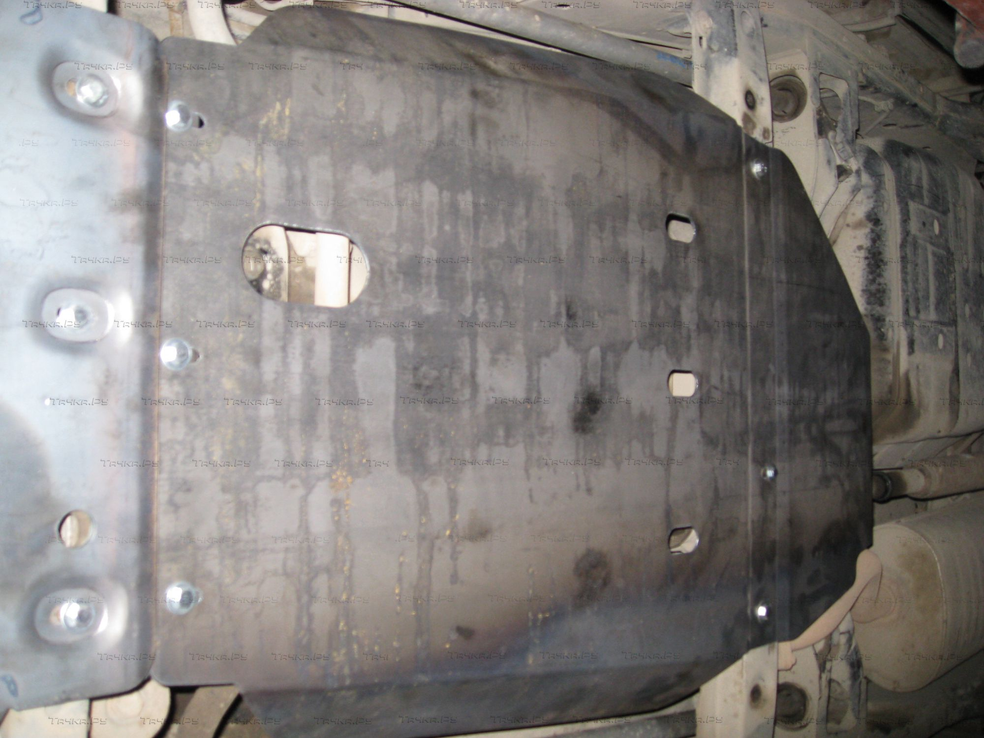 Купить запчасть ALFECO - ALF2447AL Защита алюминиевая для АКПП и РК Toyota Land Cruiser 100 J10 1998-2007
