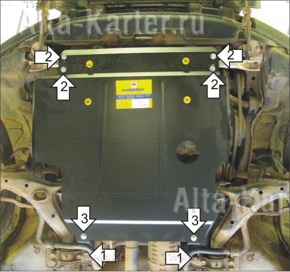 Купить запчасть MOTODOR - 00805 Защита для картера, КПП Honda CR-V I 1995-2002