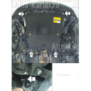 Купить MOTODOR - 03114 Защита для картера, КПП Toyota Ist 2002-2007
