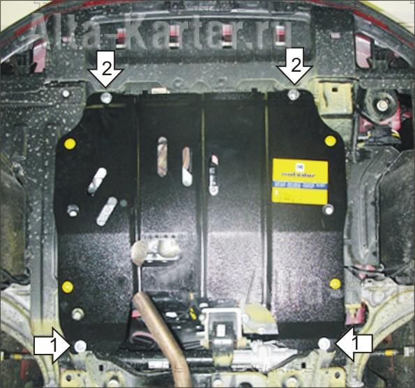 Купить запчасть MOTODOR - 03028 Защита для картера и КПП Opel Astra J 2010-2015