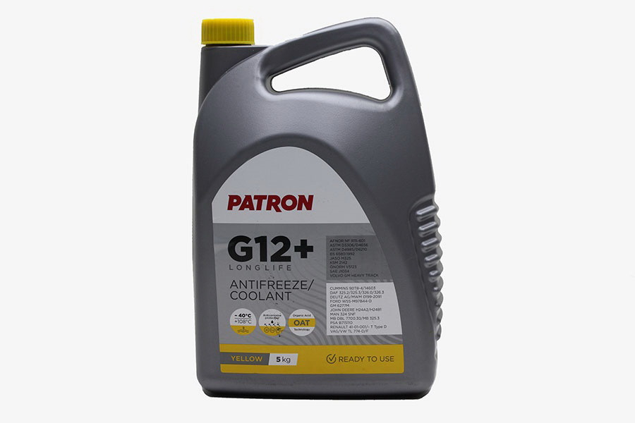 Купить запчасть PATRON - PCF5005 PATRON ANTIFREEZE YELLOW G12+ LONG LIFE