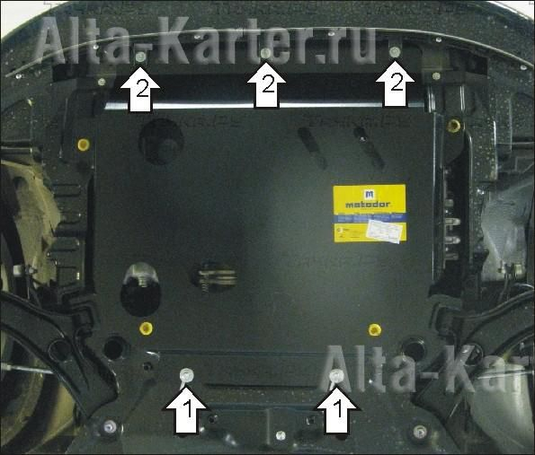 Купить запчасть MOTODOR - 02410 Защита для картера, КПП Suzuki Swift 2004-2010