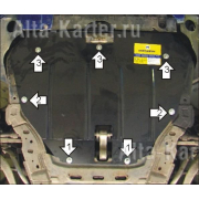 Купить MOTODOR - 01114 Защита для картера, КПП Mazda 6 I 2002-2007