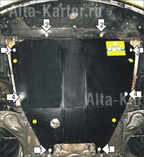 Купить запчасть MOTODOR - 01718 Защита для картера, КПП Renault Espace IV 2002-2012