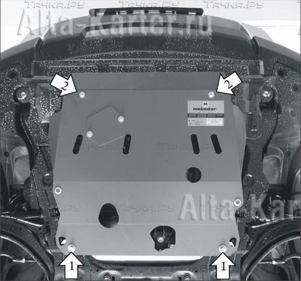 Купить запчасть MOTODOR - 01426 Защита для картера, КПП Nissan X-Trail T31 2007-2014