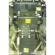 Купить MOTODOR - 15002 Защита для картера, КПП, дифференциала Toyota Land Cruiser Prado 120 2002-2009