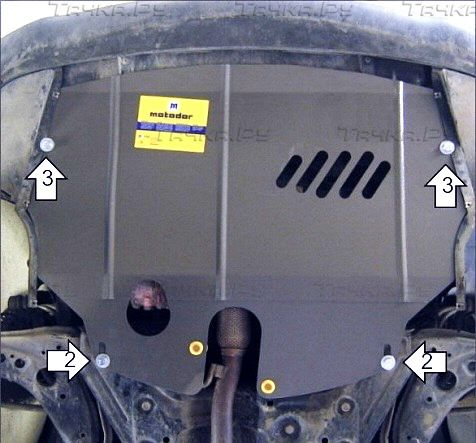 Купить запчасть MOTODOR - 02716 Защита для картера, КПП Volkswagen Polo IV 2003-2009