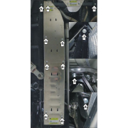 Купить MOTODOR - 32527 Защита алюминиевая для топливного бака Toyota Tundra III 2022-2023