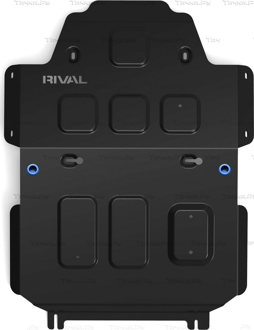 Купить запчасть RIVAL - 11195511 Защита для картера Toyota Land Cruiser 300 2021-2023