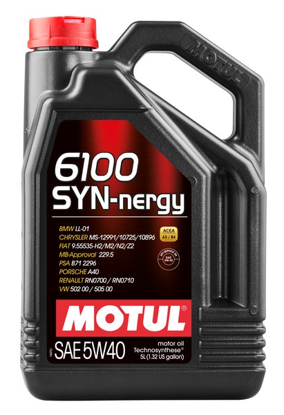 Купить запчасть MOTUL - 5W406100SYNNERGY5L 6100 SYN-NERGY 5W-40