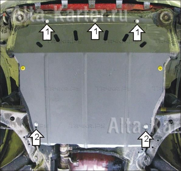 Купить запчасть MOTODOR - 00924 Защита для двигателя, КПП ТагАЗ C190 2011-2013