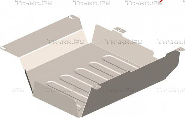 Купить запчасть ALFECO - ALF5704AL4 Защита алюминиевая (4мм) для абсорбера Changan UNI-K 2020-2023