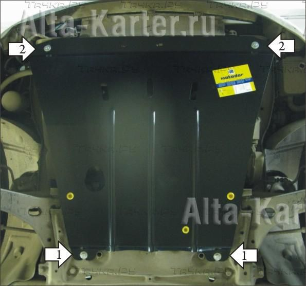 Купить запчасть MOTODOR - 00708 Защита для картера, КПП Ford Focus I 1998-2004