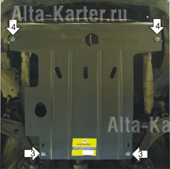Купить запчасть MOTODOR - 00904 Защита для картера, КПП Hyundai Avante III 1999-2006
