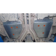 Купить ALFECO ALF3814AL4 Защита алюминиевая для топливного бака (2 части) Land Rover Discovery Sport 2014-2019