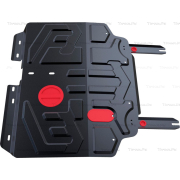 Купить АвтоБРОНЯ 111033071 Защита для картера и КПП Lifan X60 FWD 2012-2023