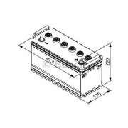 Купить BOSCH - 0092T30730 Аккумулятор